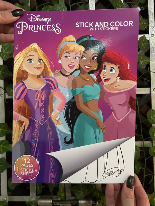 Livro de colorir Princesas Disney