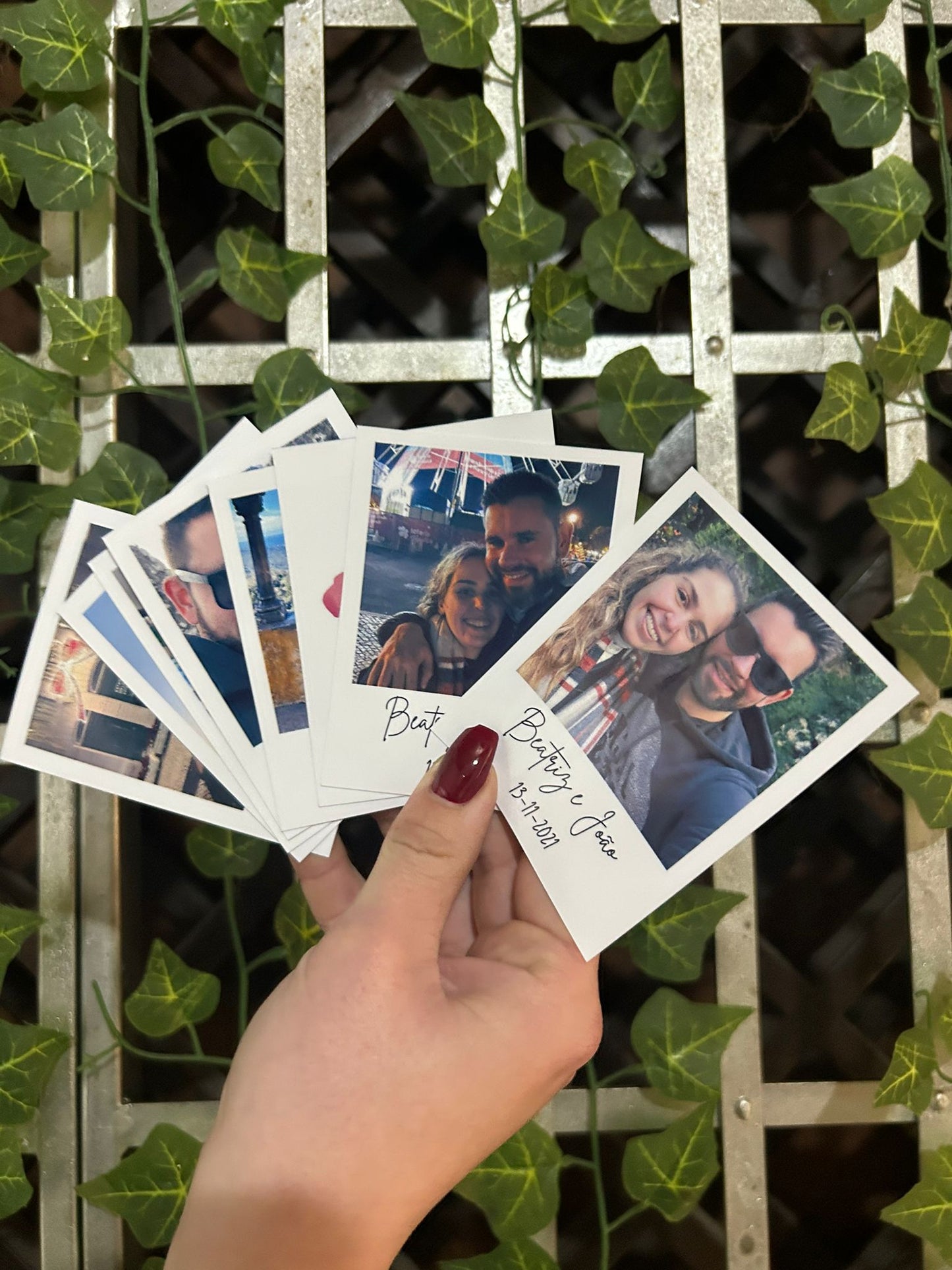 Pack de 8 polaroids clássicas magnéticas